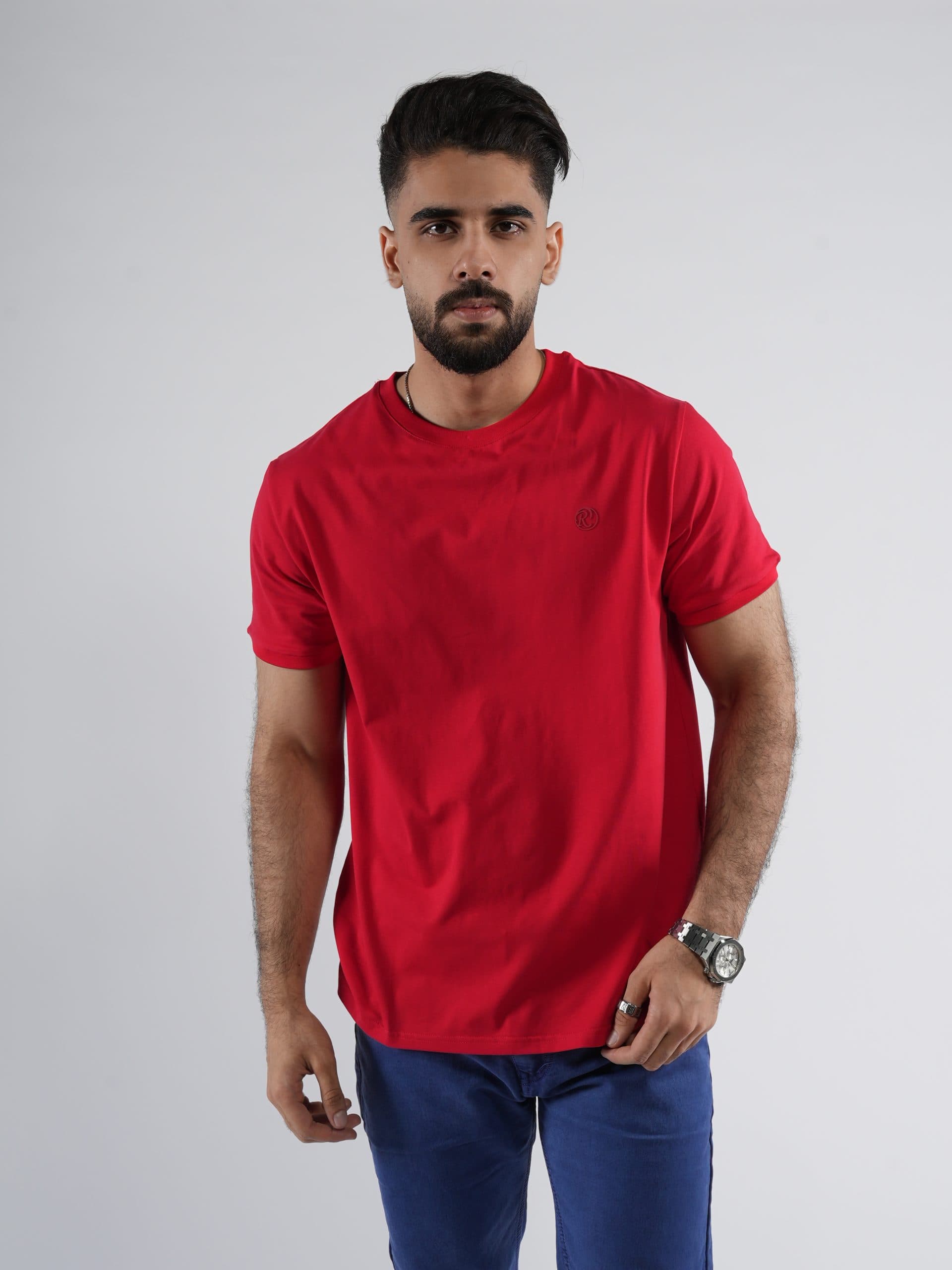 Tee-Shirt Homme Coton Recyclé Rouge PIERETEE | tbs Tee-Shirt Homme Coton Recyclé Rouge PIERETEE | tbs
